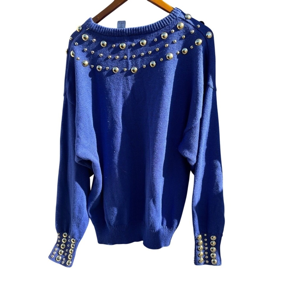 Women's Vintage 80s/90s Bonnie Boerer Sweater Plus-Ugly Christmas‎ Fancy Sweater - Picture 4 of 5